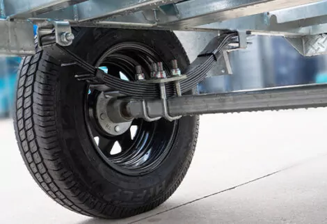 Rapid Spray Fire Marshal Trailer - all terrain tyres