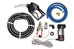12v diesel pump kit with diesel hose and diesel nozzle