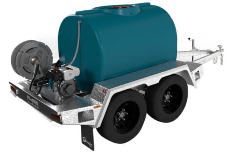 Dust Suppression Water Fire Fighting Trailer