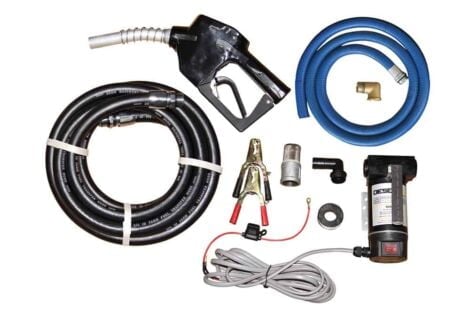 12v diesel tank pump and hosekit
