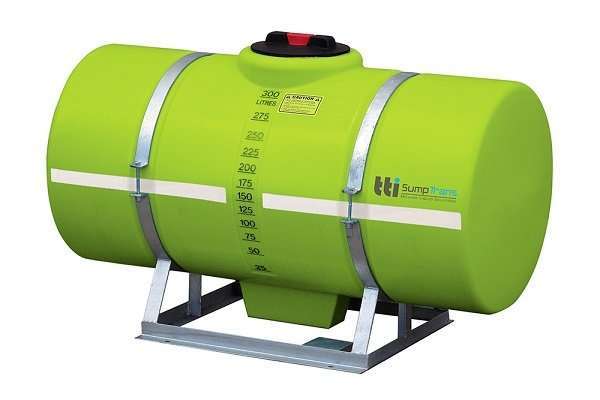 300l strap mount chemical water tank